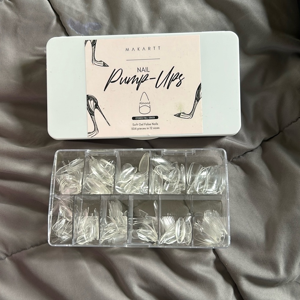 Medium Length Almond Nails